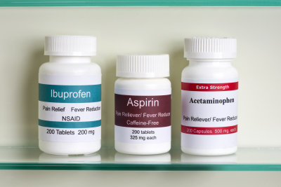 ibuprofen and acetaminophen bottles